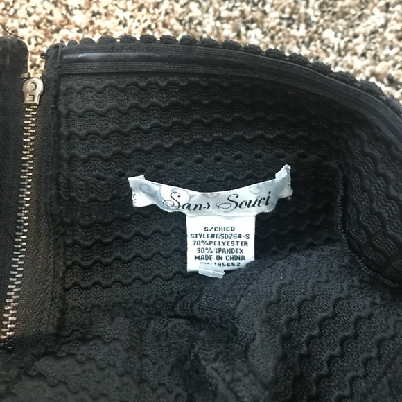 Sans Souci Black sweetheart strapless dress - Picture 5 of 6